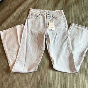 Zara - NWT high rise flare jean
